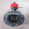 DN125 double flange butterfly valve PN10